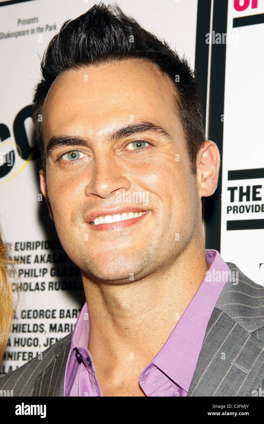 Cheyenne Jackson Opening Night of 'The Bacchae' at the Delacorte Theater in Central Park New York City, USA - 24.08.09 Stock Photo