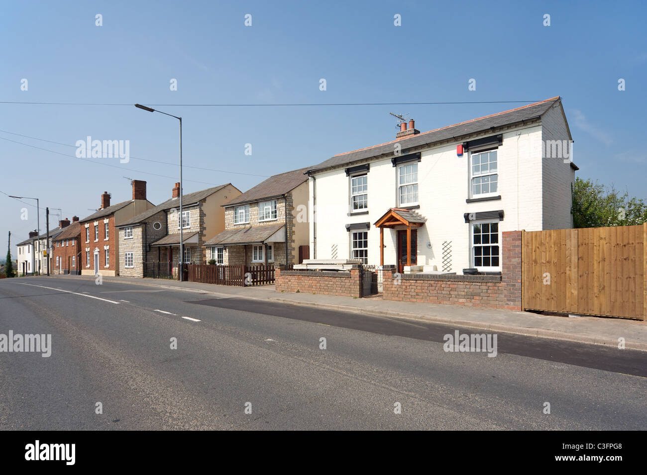 Residential housing, BidfordonAvon, Warwickshire, England, UK Stock