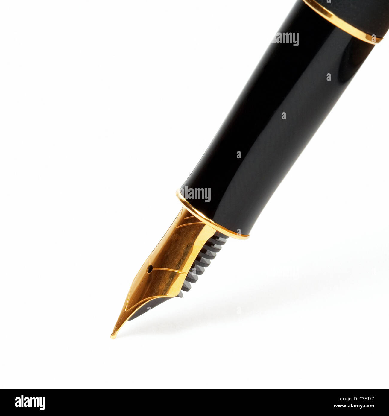 ink pen on white background Stock Photo