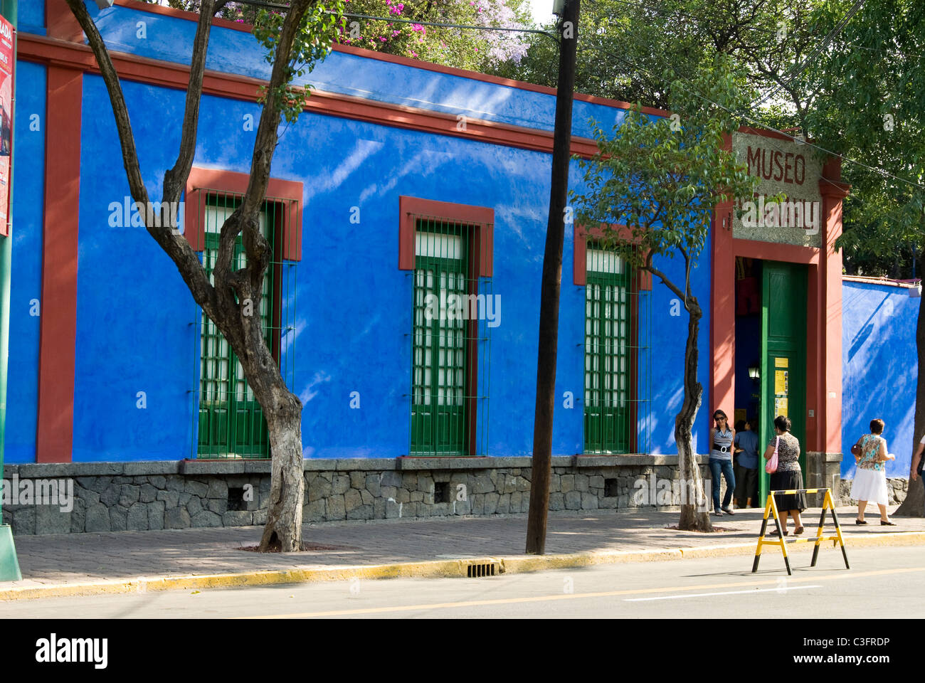 Mexico city. Frida Khalo Museum. Stock Photo