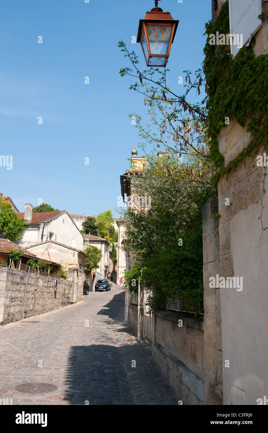 The picturesque town of Saint Emilion, Gironde Aquitaine South West France EU Stock Photo