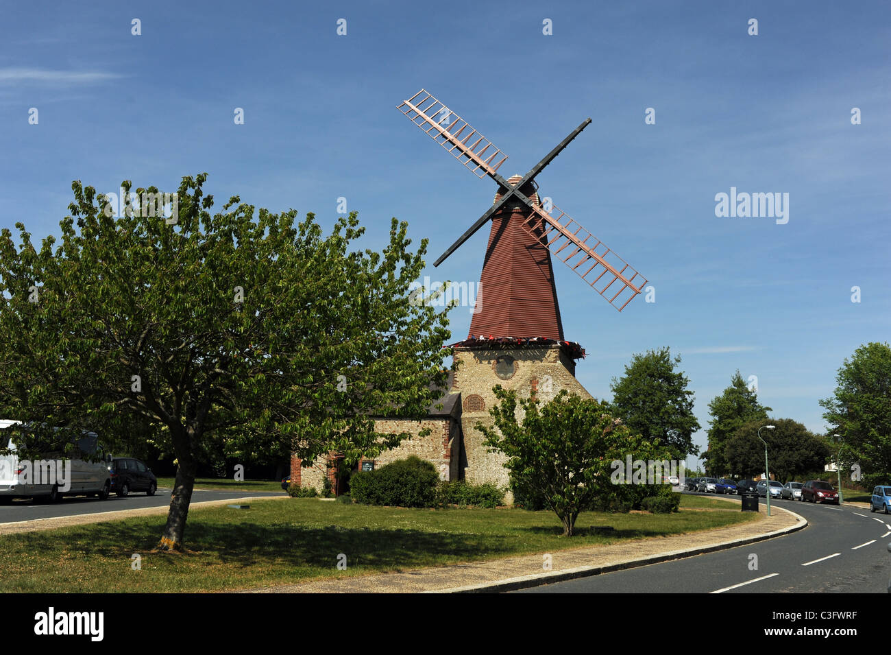 Exterior of Blatchington windmill in Hove Brighton East Sussex UK Stock Photo Alamy