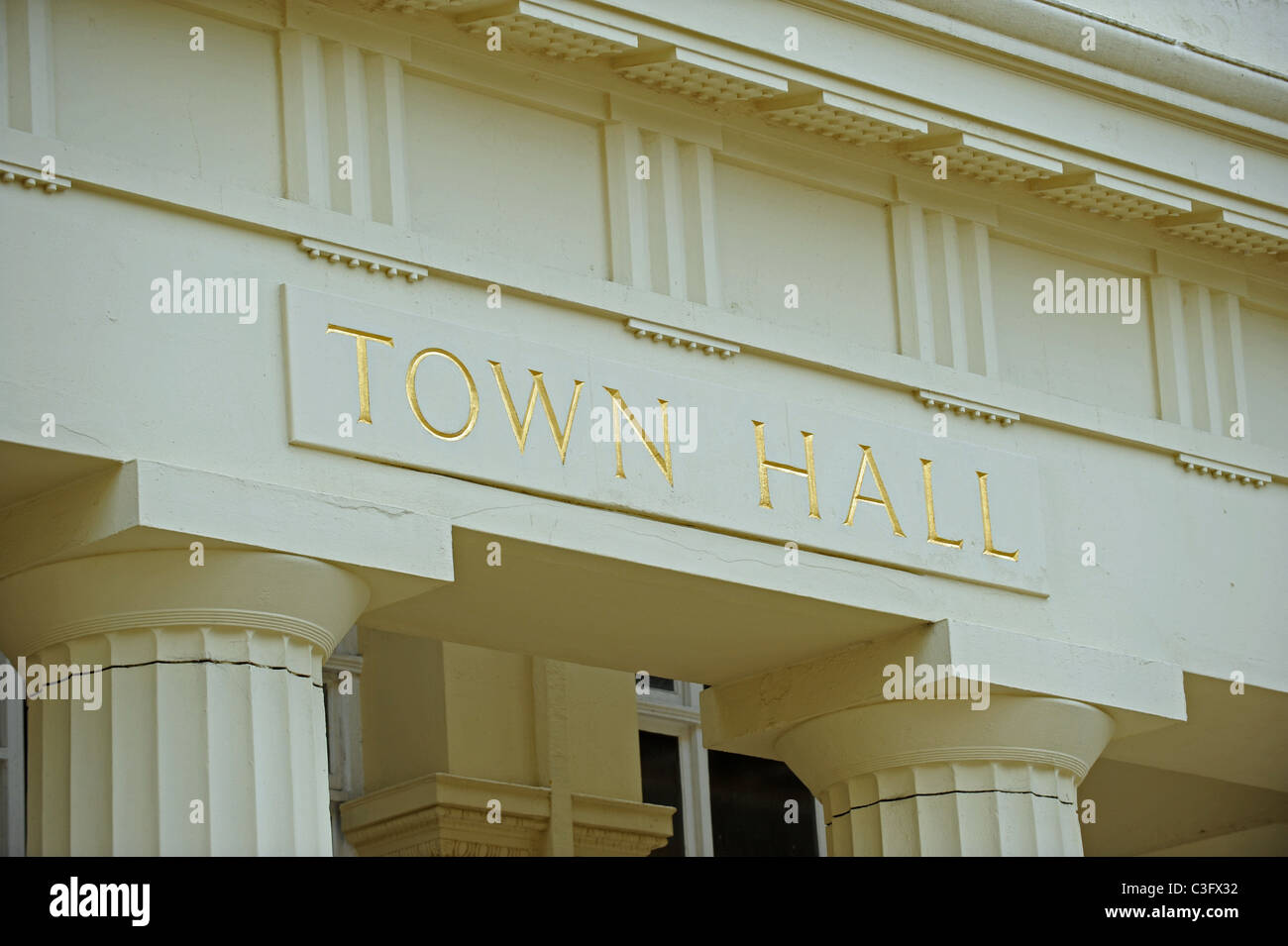 Brighton Town Hall in Bartholomews Stock Photo Alamy