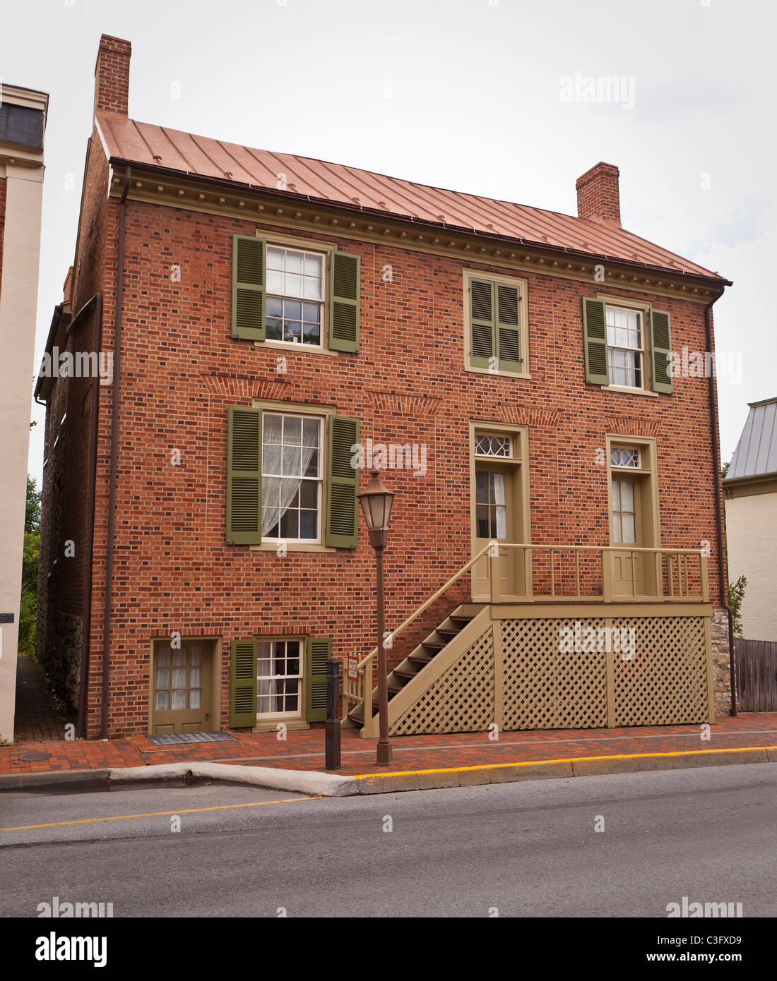 LEXINGTON, VIRGINIA, USA Stonewall Jackson House Stock Photo Alamy