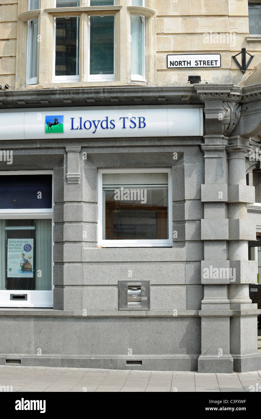 Lloyds TSB bank sign Brighton UK 2011 Stock Photo