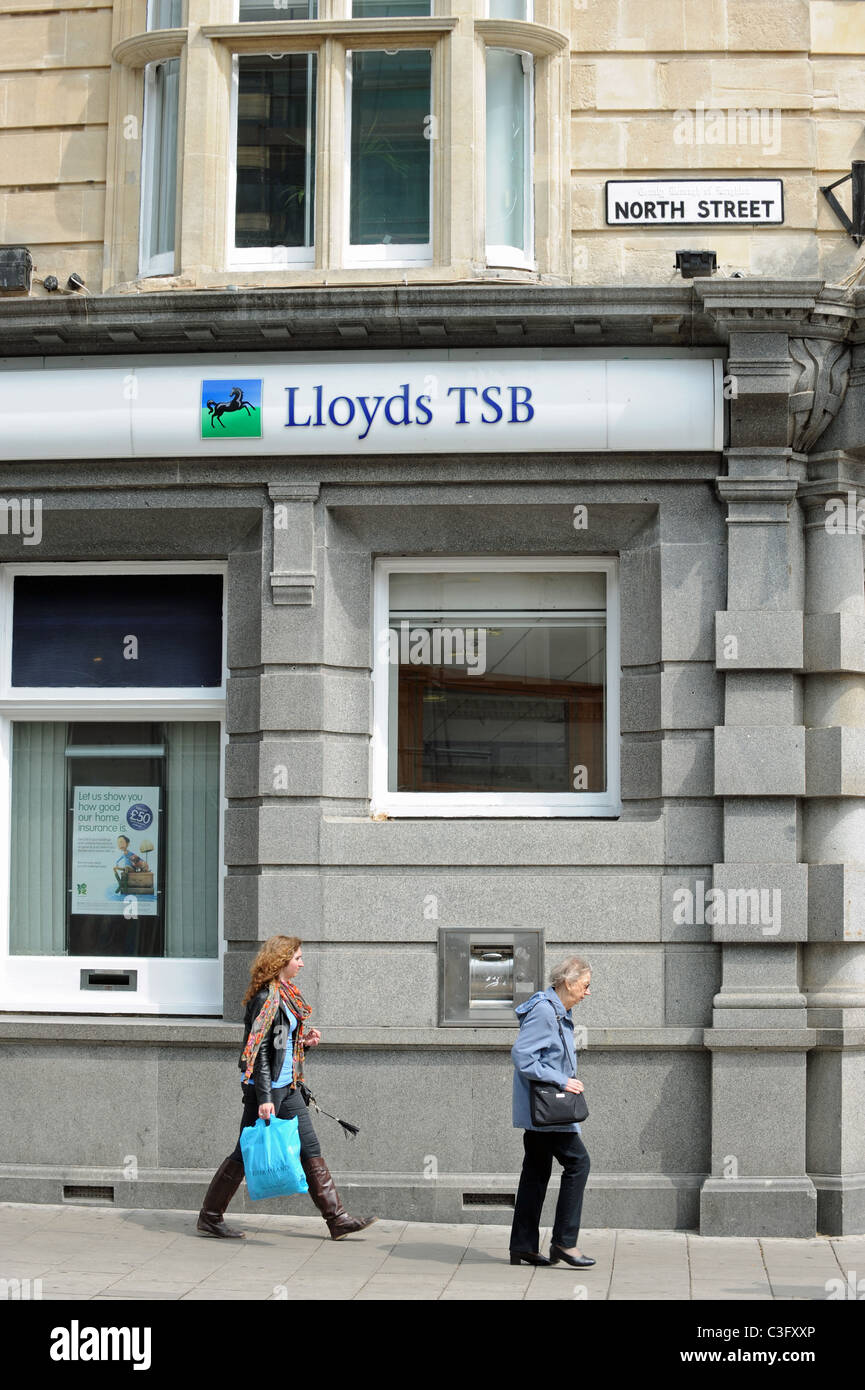 Lloyds TSB bank sign Brighton UK 2011 Stock Photo
