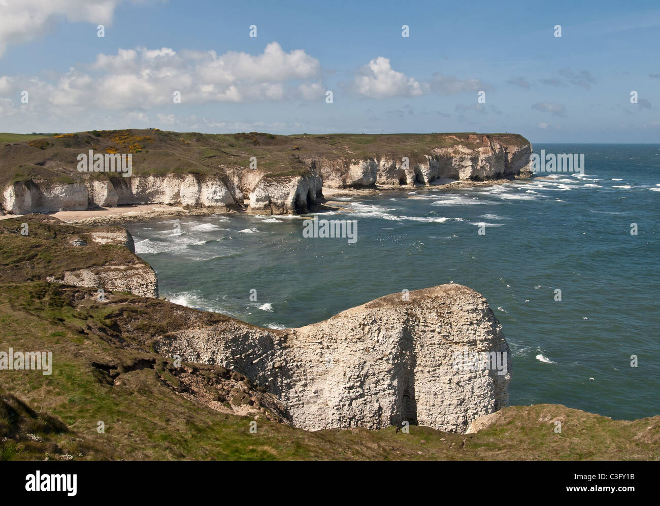 Selwicks Bay Flamborough Head East Yorkshire UK Stock Photo Alamy