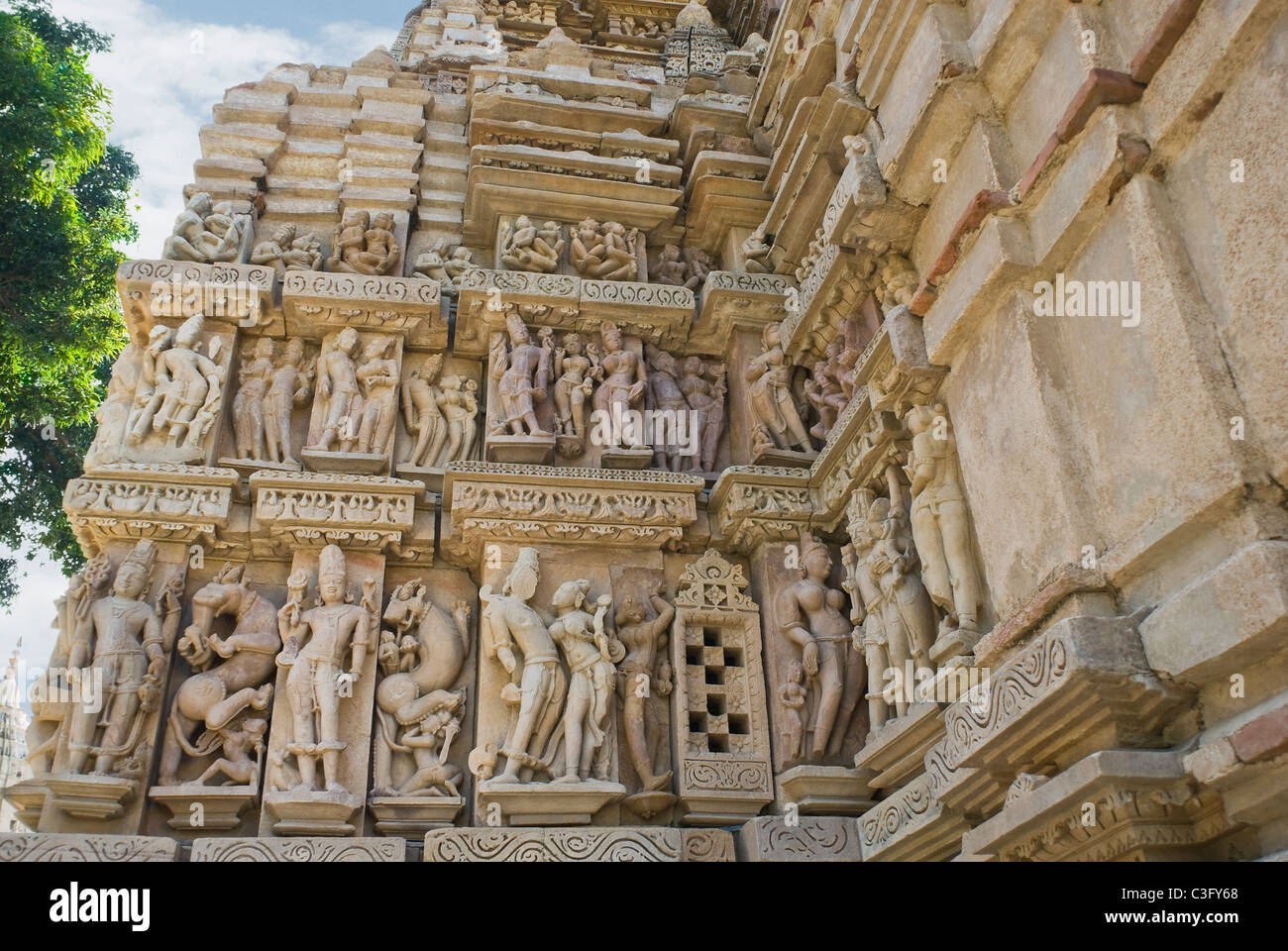 Khajuraho wall sculptures hires stock photography and images Alamy