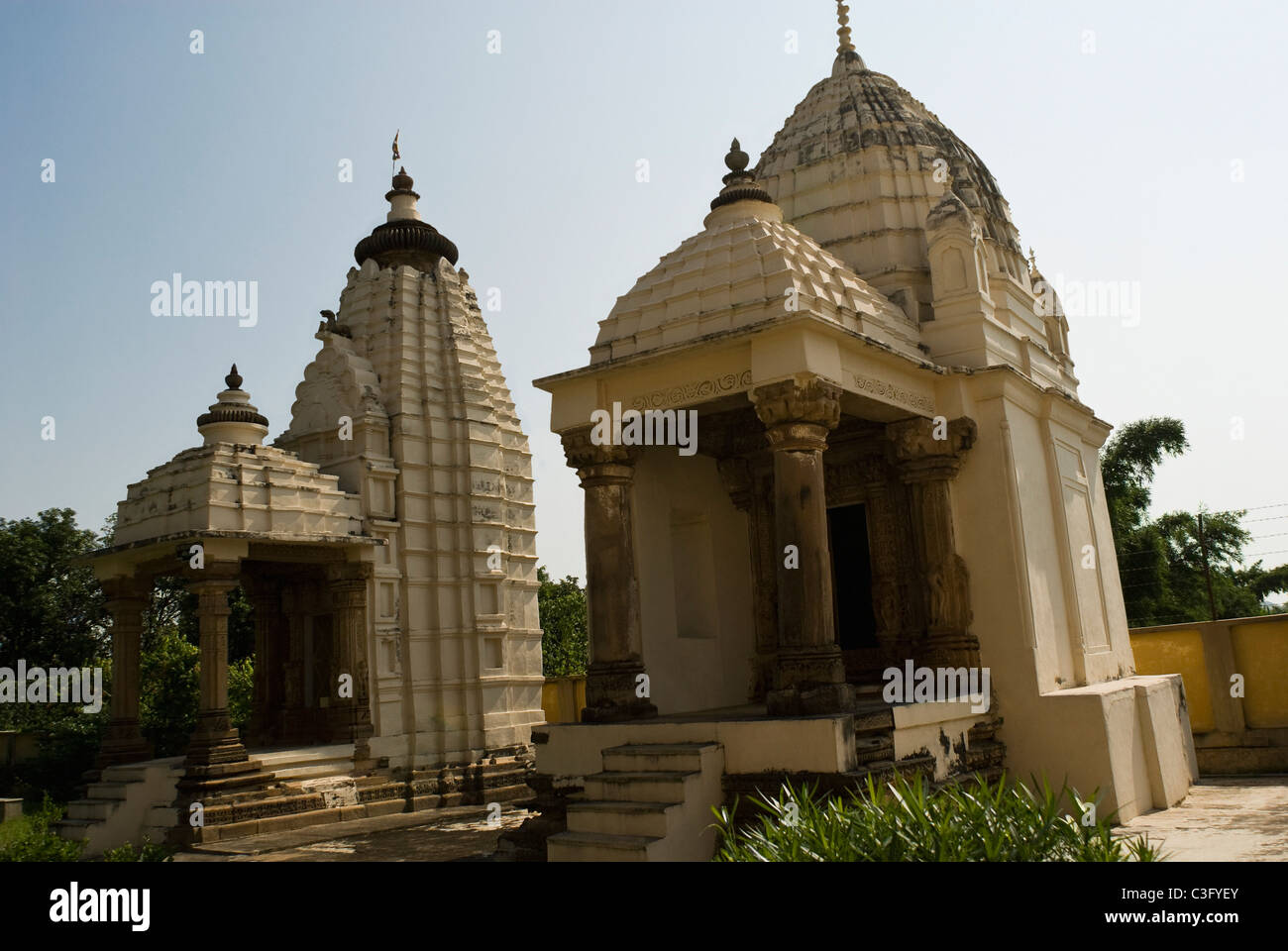 Temples, Khajuraho, Chhatarpur District, Madhya Pradesh, India Stock Photo