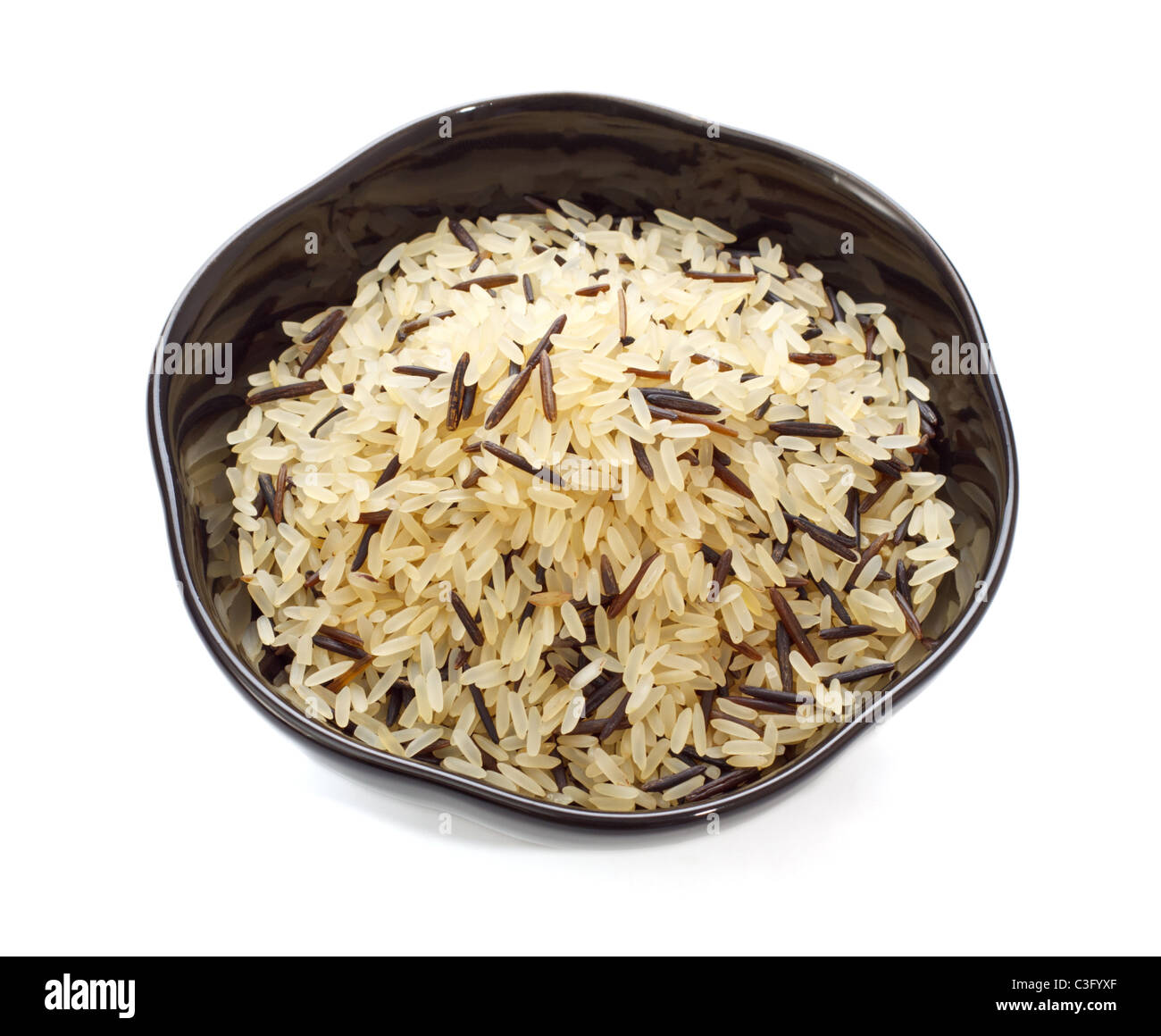 Top view black rice Cut Out Stock Images & Pictures - Alamy