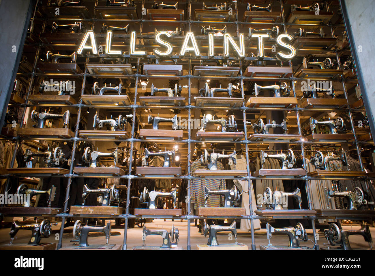 The All Saints clothing store in the trendy Meatpacking District