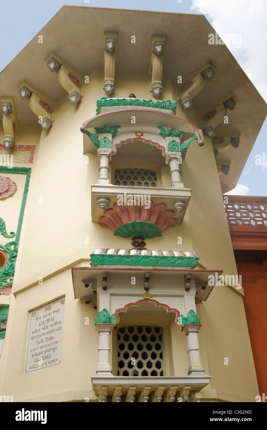 Low angle view of a temple, Dakshineswar Kali Temple, Kolkata, West Bengal, India Stock Photo