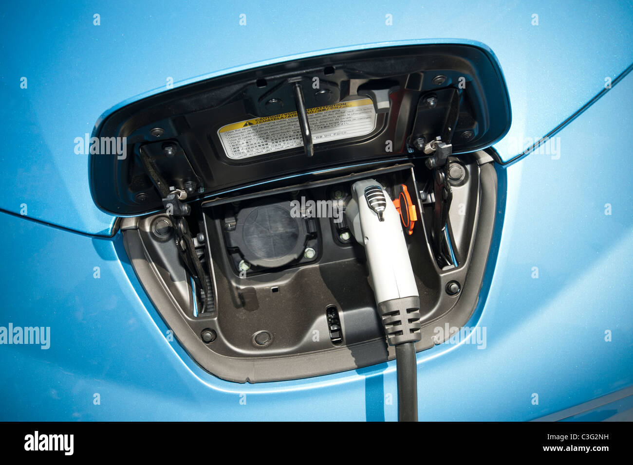 A Connect by Hertz, Coulomb Technologies ChargePoint station in the