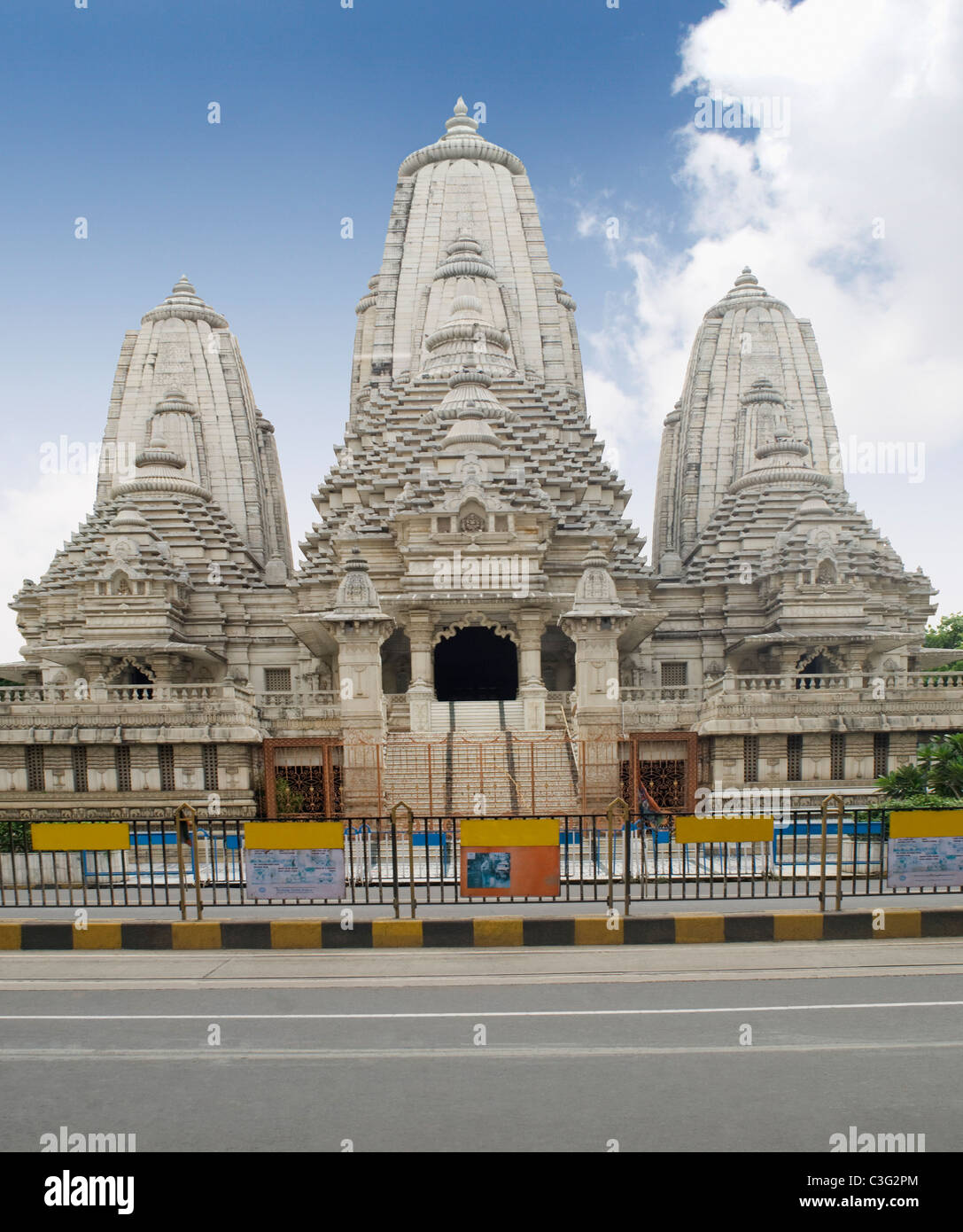Facade of a temple, Birla Temple, Kolkata, West Bengal, India Stock Photo