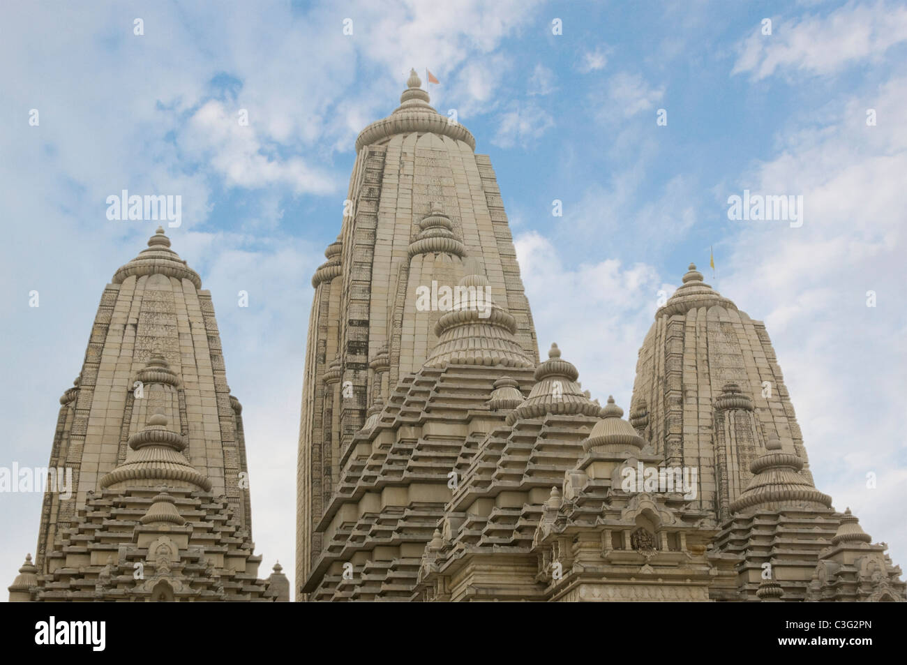 Low angle view of a temple, Birla Temple, Kolkata, West Bengal, India Stock Photo