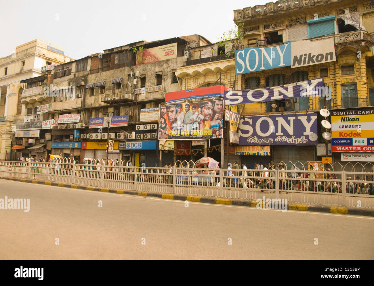 Buildings in a city, Chandni Chowk, Delhi, India Stock Photo