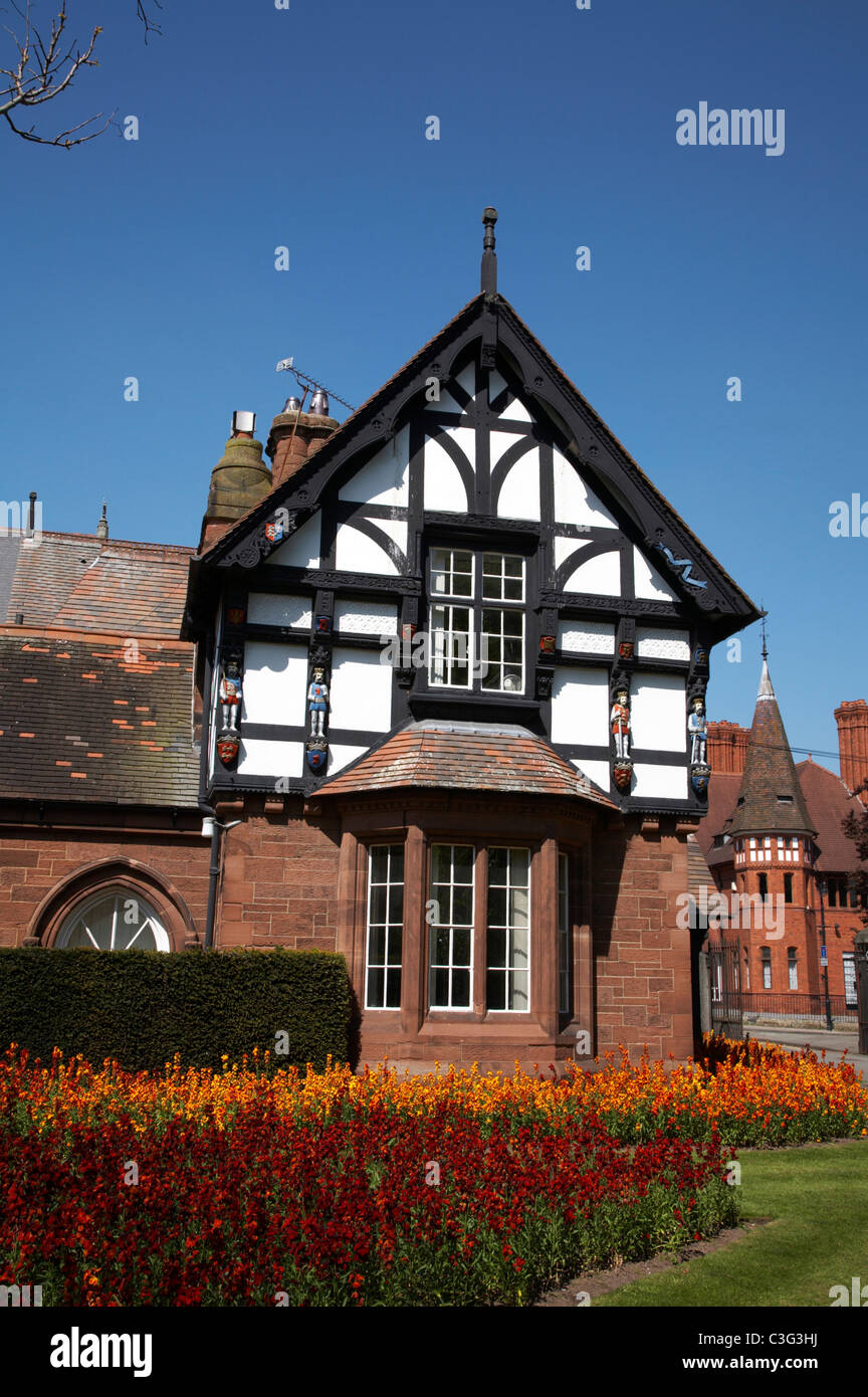 The Gatehouse in Queens park Chester Cheshire UK Stock Photo Alamy