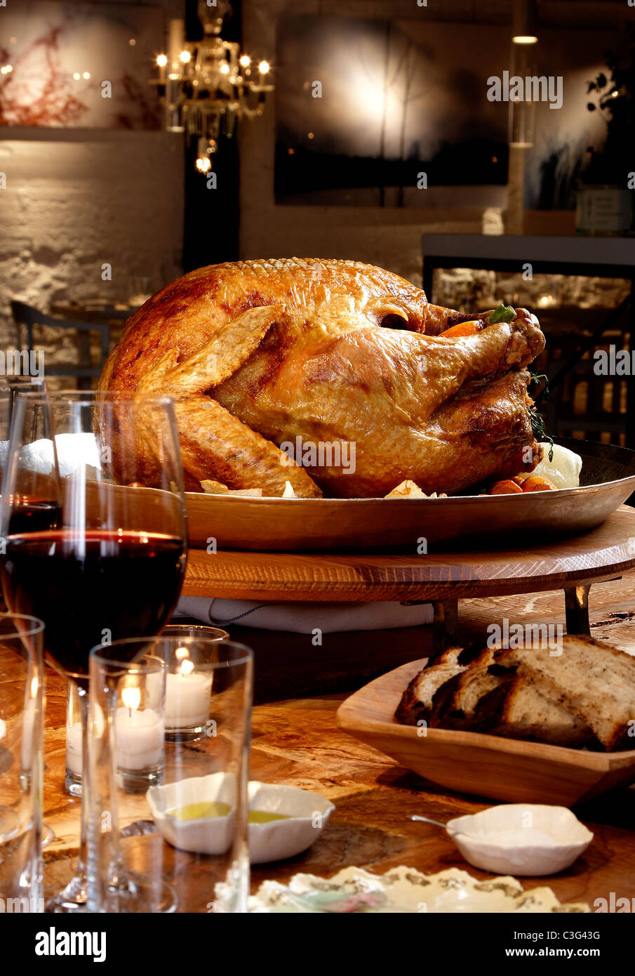 Holiday Turkey Stock Photo