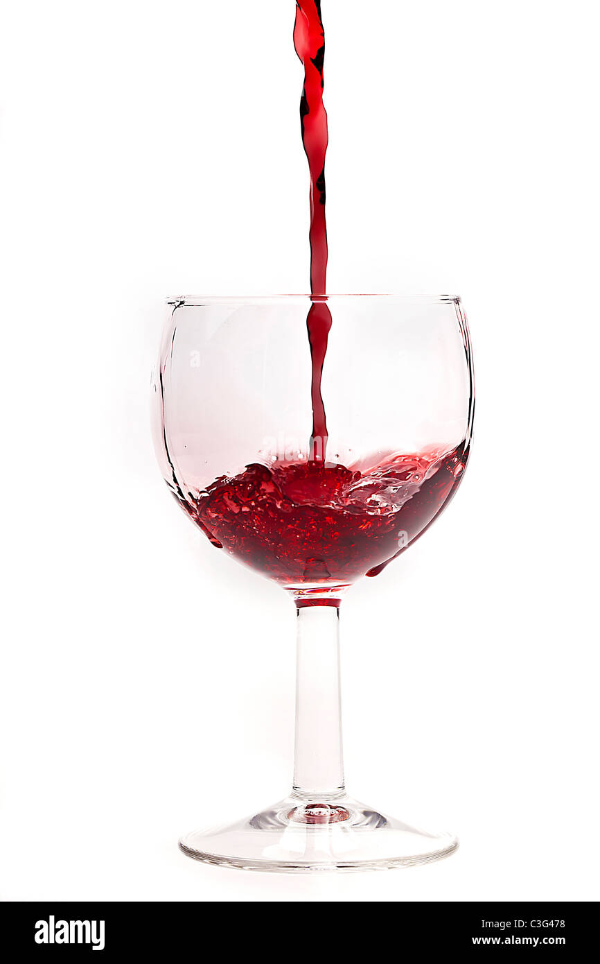 Glass of Vine Stock Photo Alamy