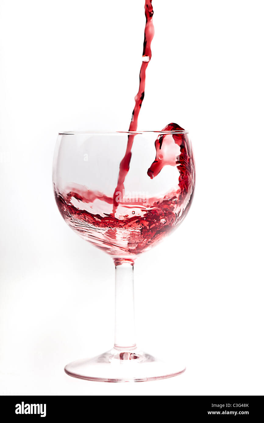 Glass of Vine Stock Photo Alamy
