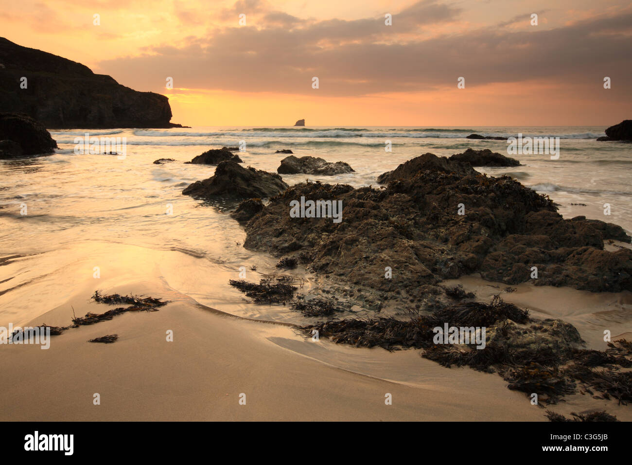 Trevaunance Cove, St Agnes, North Cornwall, England, UK Stock Photo Alamy