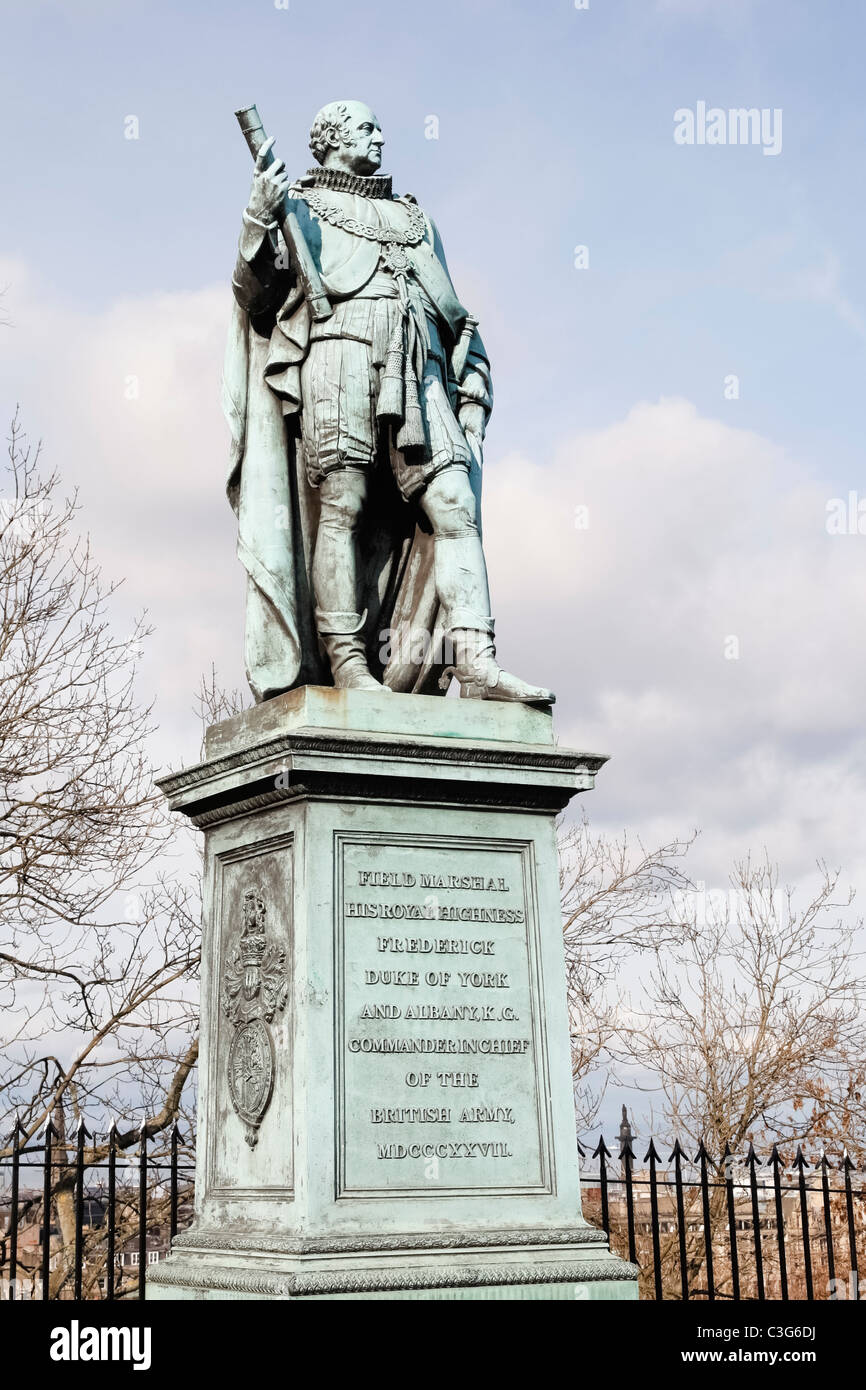 The Duke of Edinburgh statue outside Edinburgh Castle Scotland Stock Photo Alamy