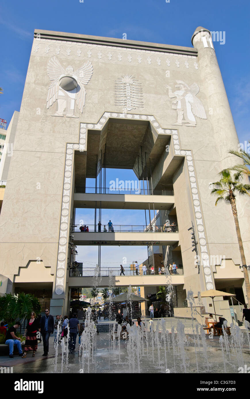 World famous Hollywood and Highland Center. Stock Photo