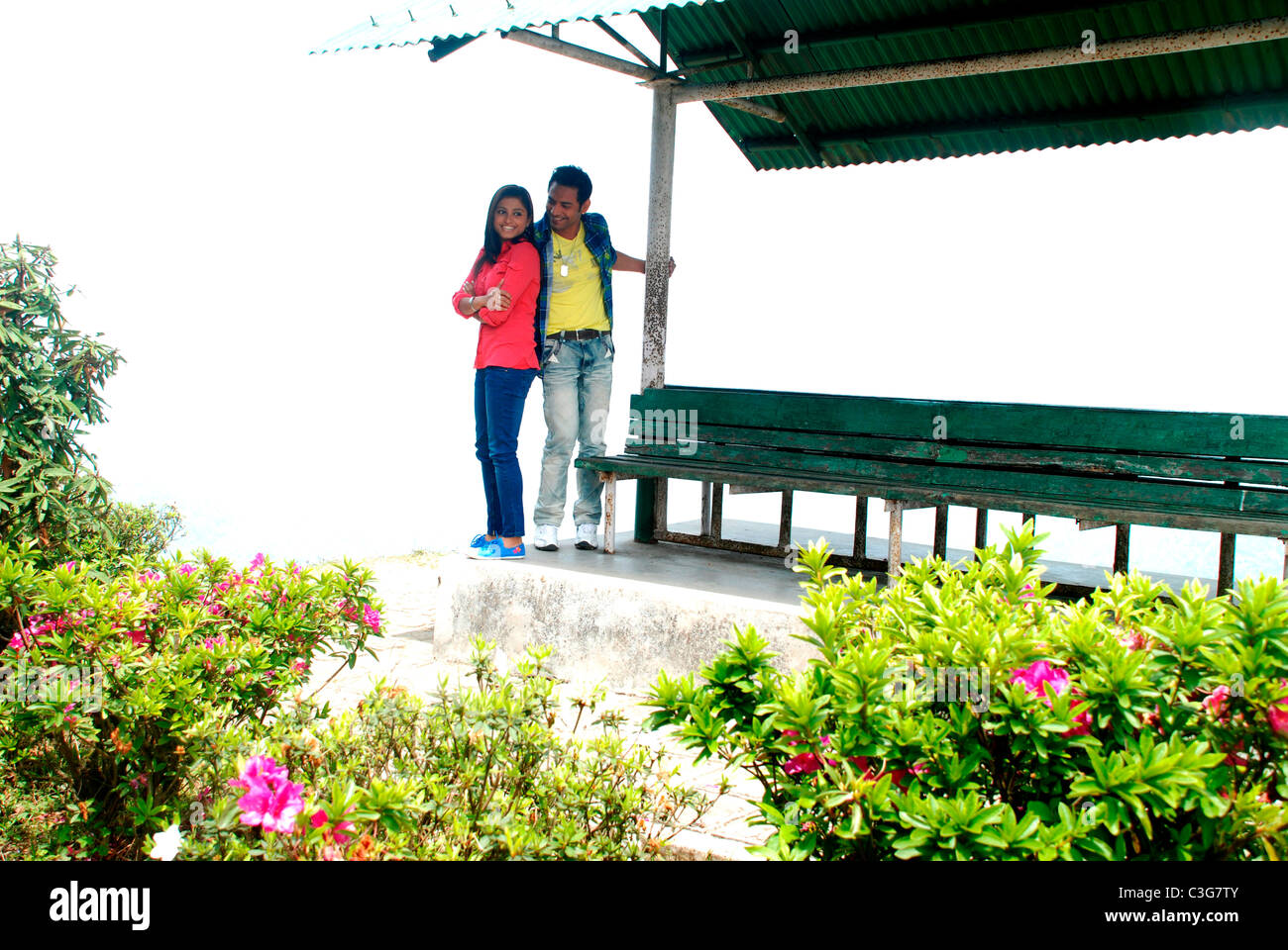 Girl in Saree at the Mountain - PixaHive