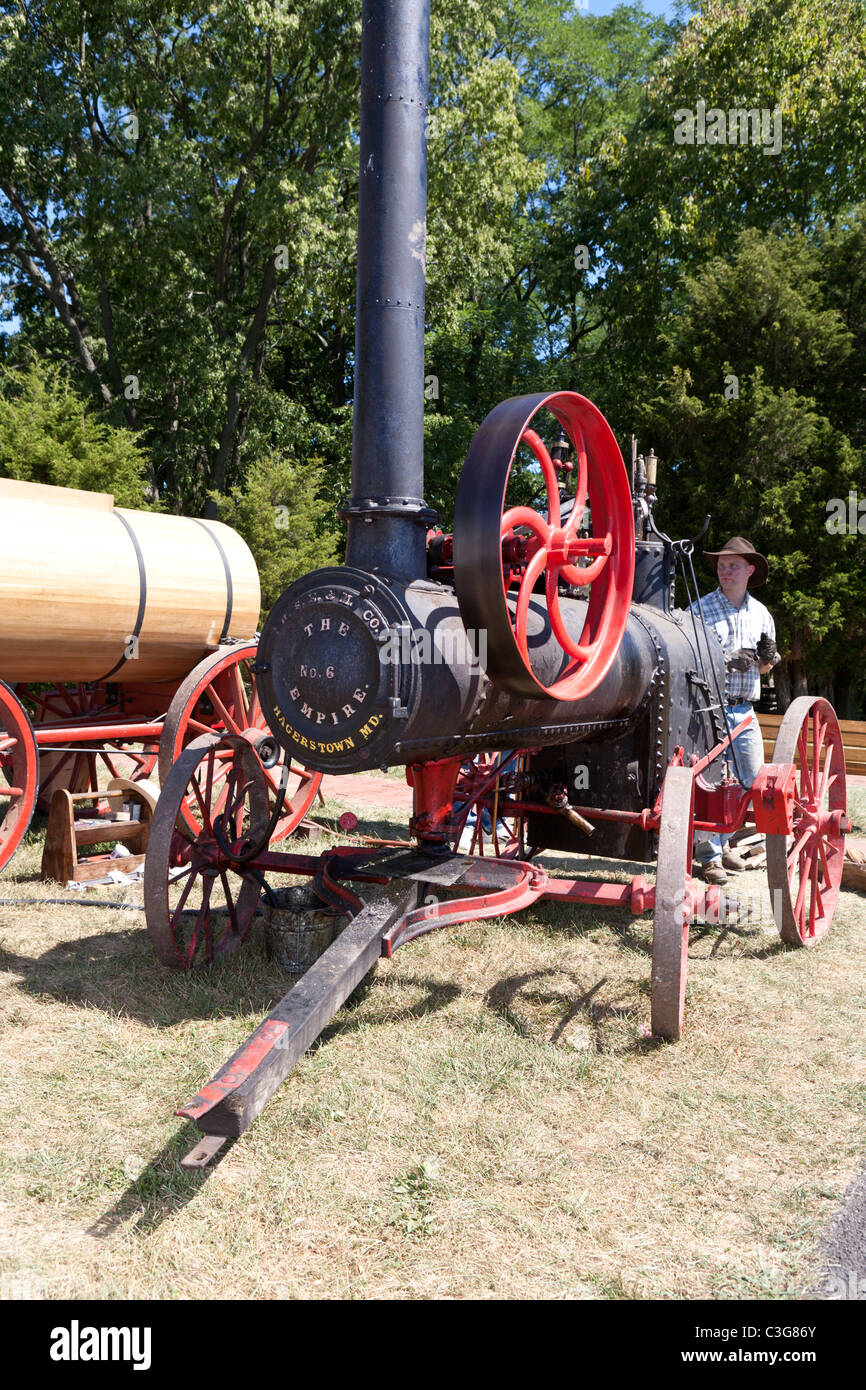 Portable steam engine manufactured by the Hagerstown Steam Engine