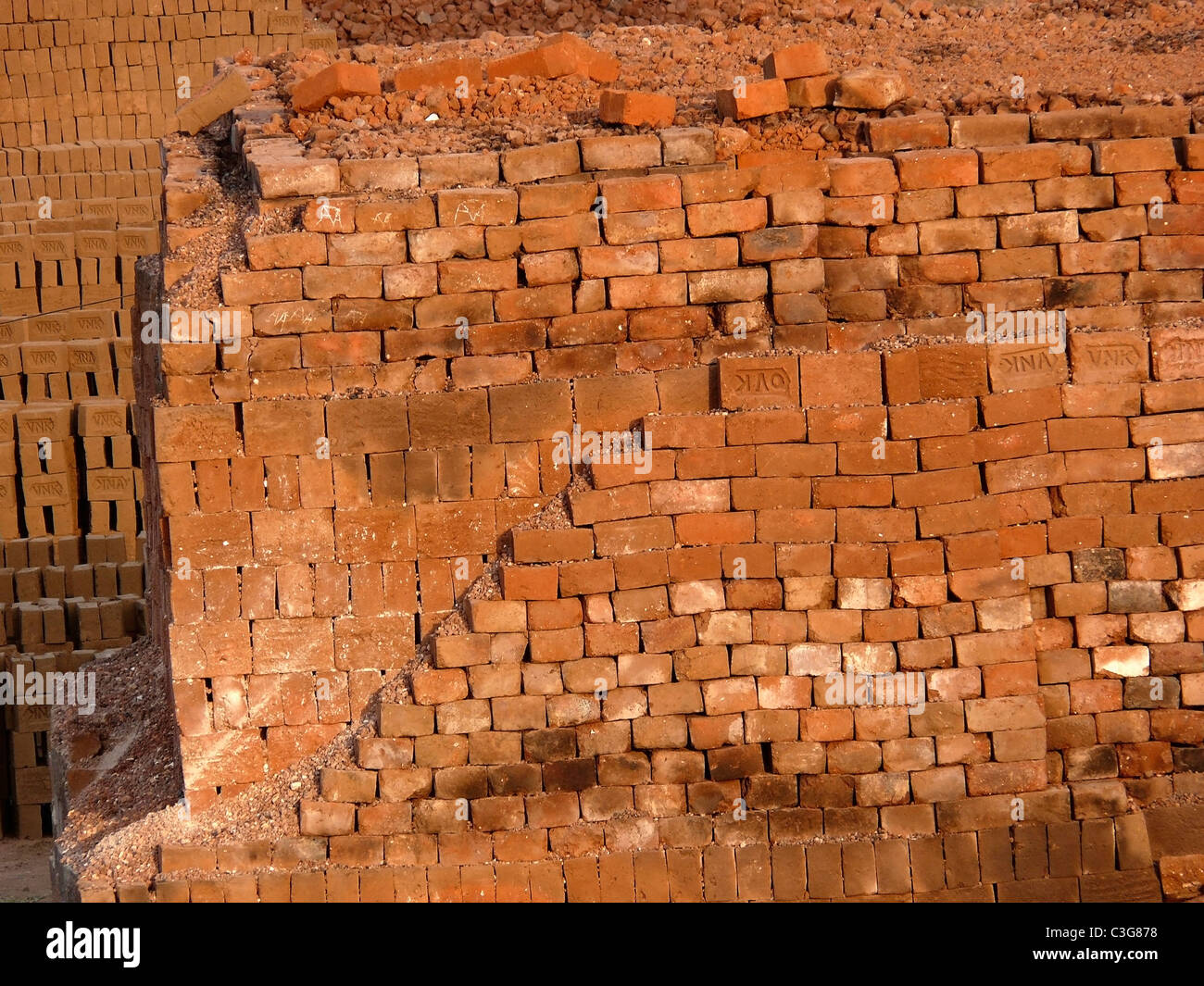 Traditional Brick Furnace near rural area, Pune, Maharasthra, India