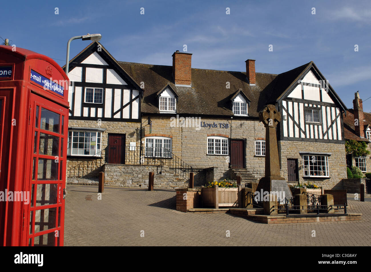 High Street, BidfordonAvon, Warwickshire, England, UK Stock Photo Alamy