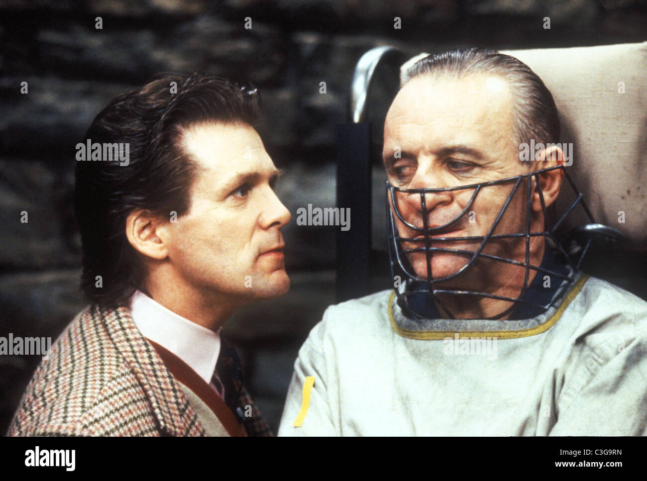 The Silence of the Lambs Year: 1991 USA Anthony Hopkins, Anthony Heald  Director: Jonathan Demme Stock Photo
