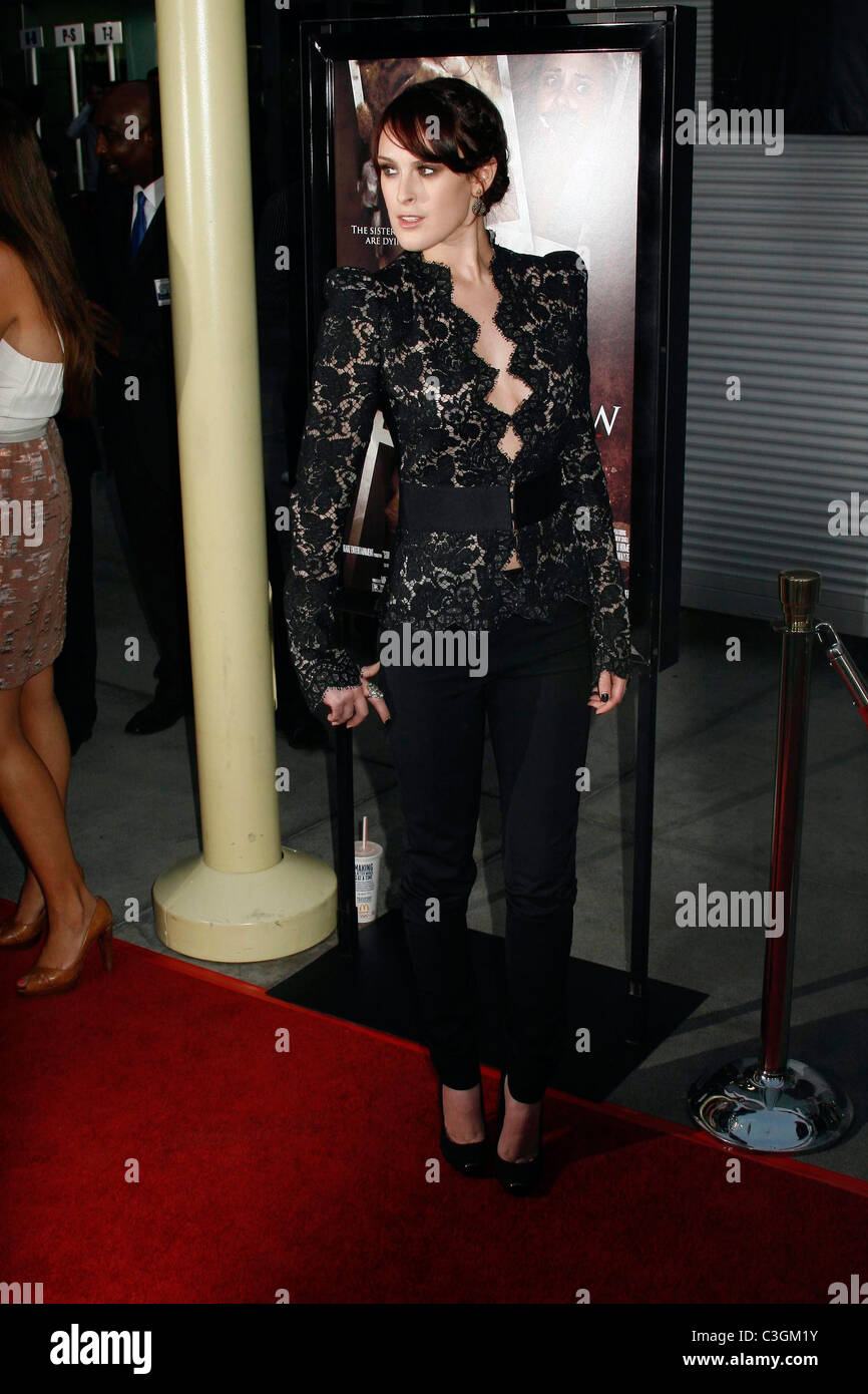 Rumer Willis Los Angeles Premiere of 'Sorority Row' held at the