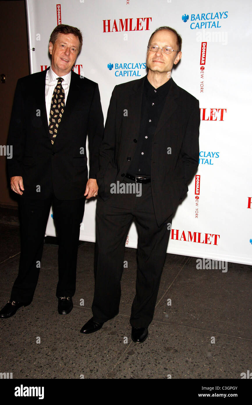 David Hyde Pierce and Brian Hargrove The new Broadway production of 'Hamlet' held at the