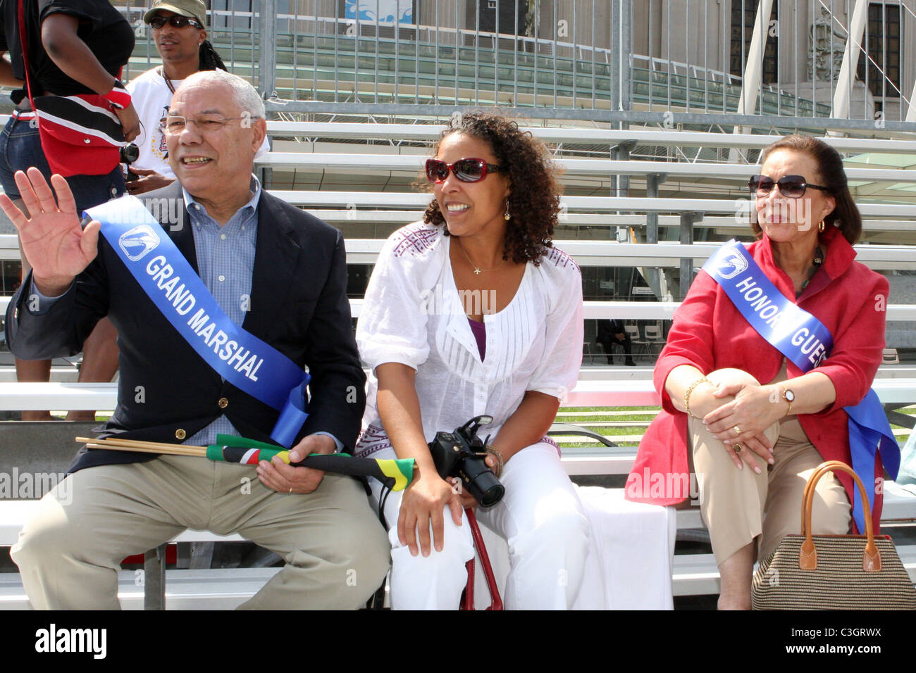 General Colin Powell and family The 42nd West Indian Day Parade held in  Brooklyn. New York City, USA - 07.09.09 PNP Stock Photo - Alamy