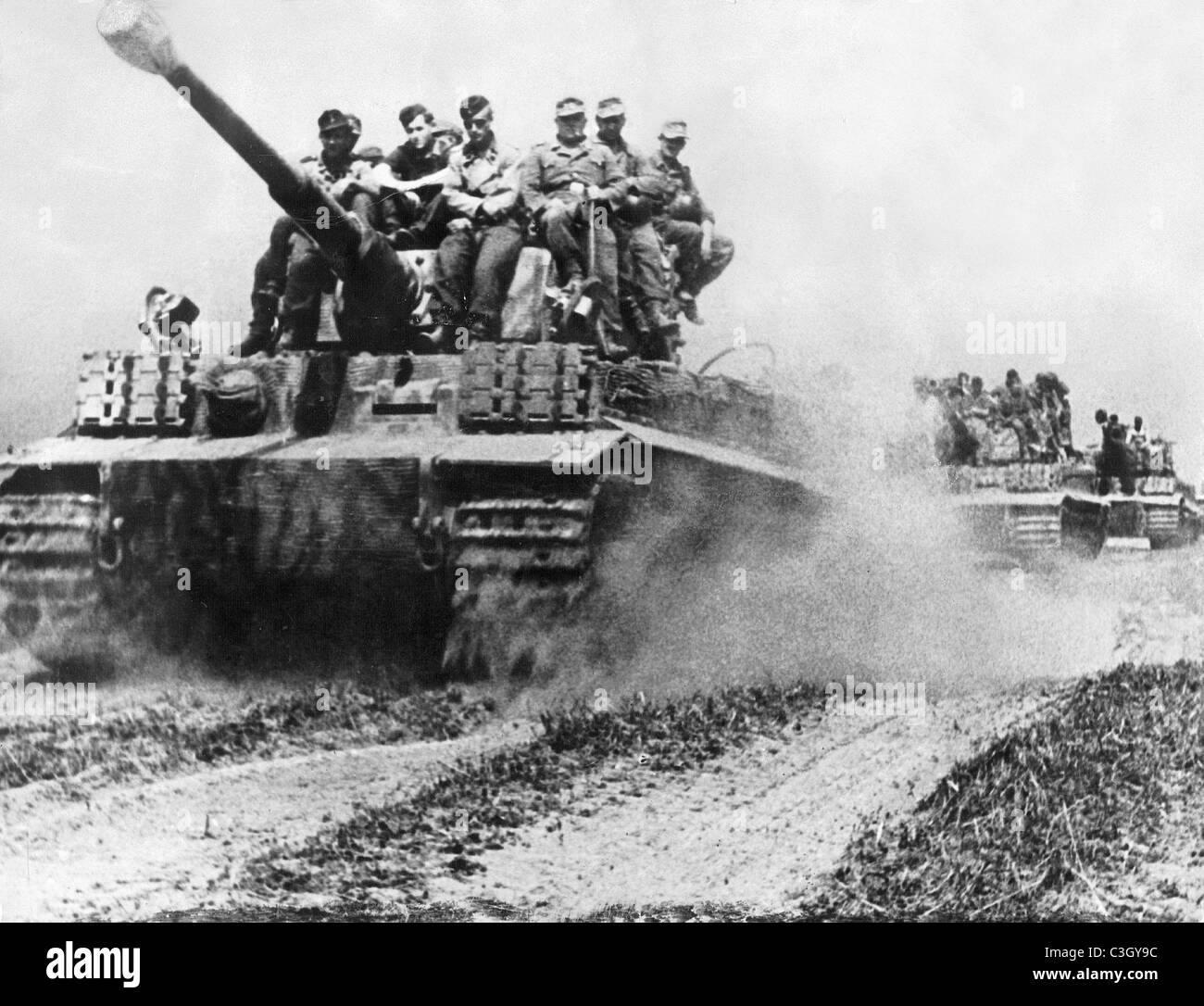 German Tiger Tanks at the Eastern Front, 1944 Stock Photo - Alamy
