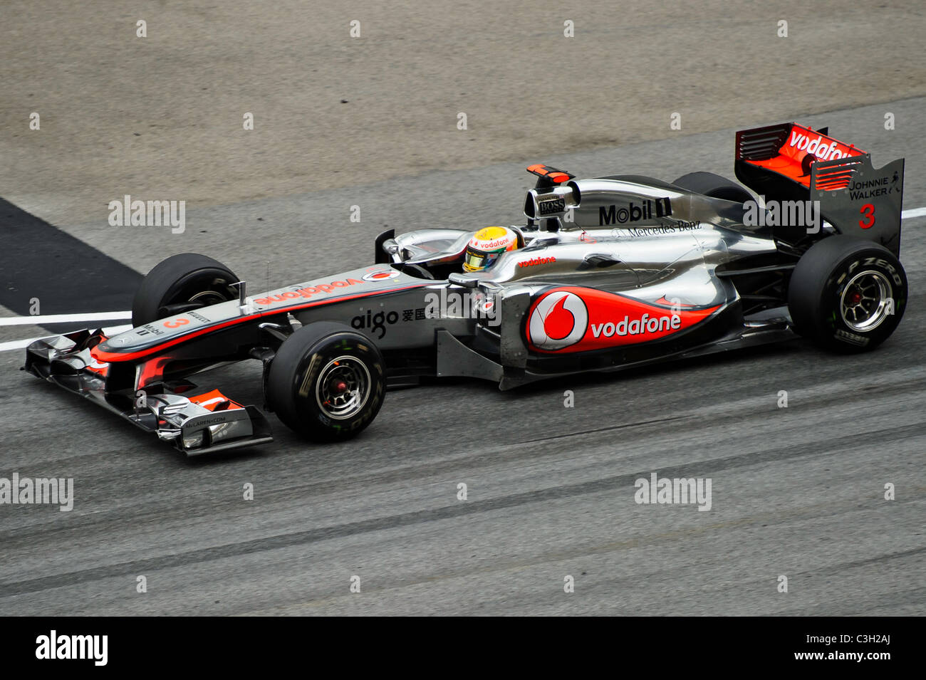 Lewis Hamilton - McLaren Mercedes Stock Photo - Alamy