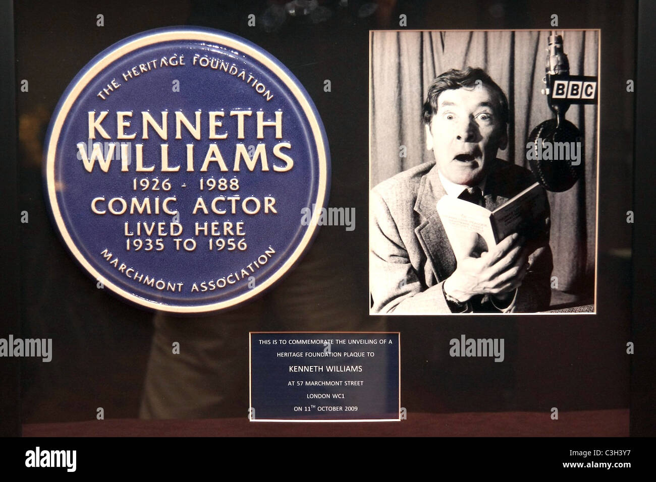 The Heritage Foundation Tribute Lunch For Kenneth Williams Plaque