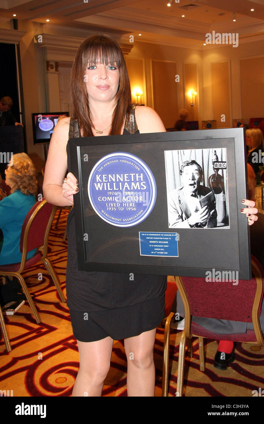 The Heritage Foundation Tribute Lunch For Kenneth Williams Plaque