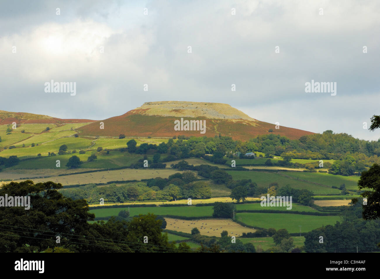 Table mountain Crickhowell Stock Photo Alamy