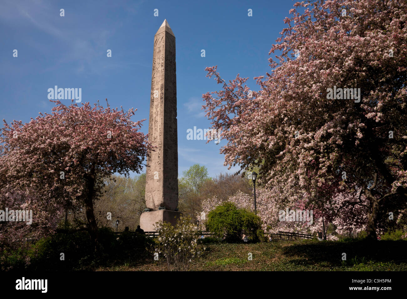 Cleopatra S Needle Obelisk Central Park Nyc Stock Photo Alamy