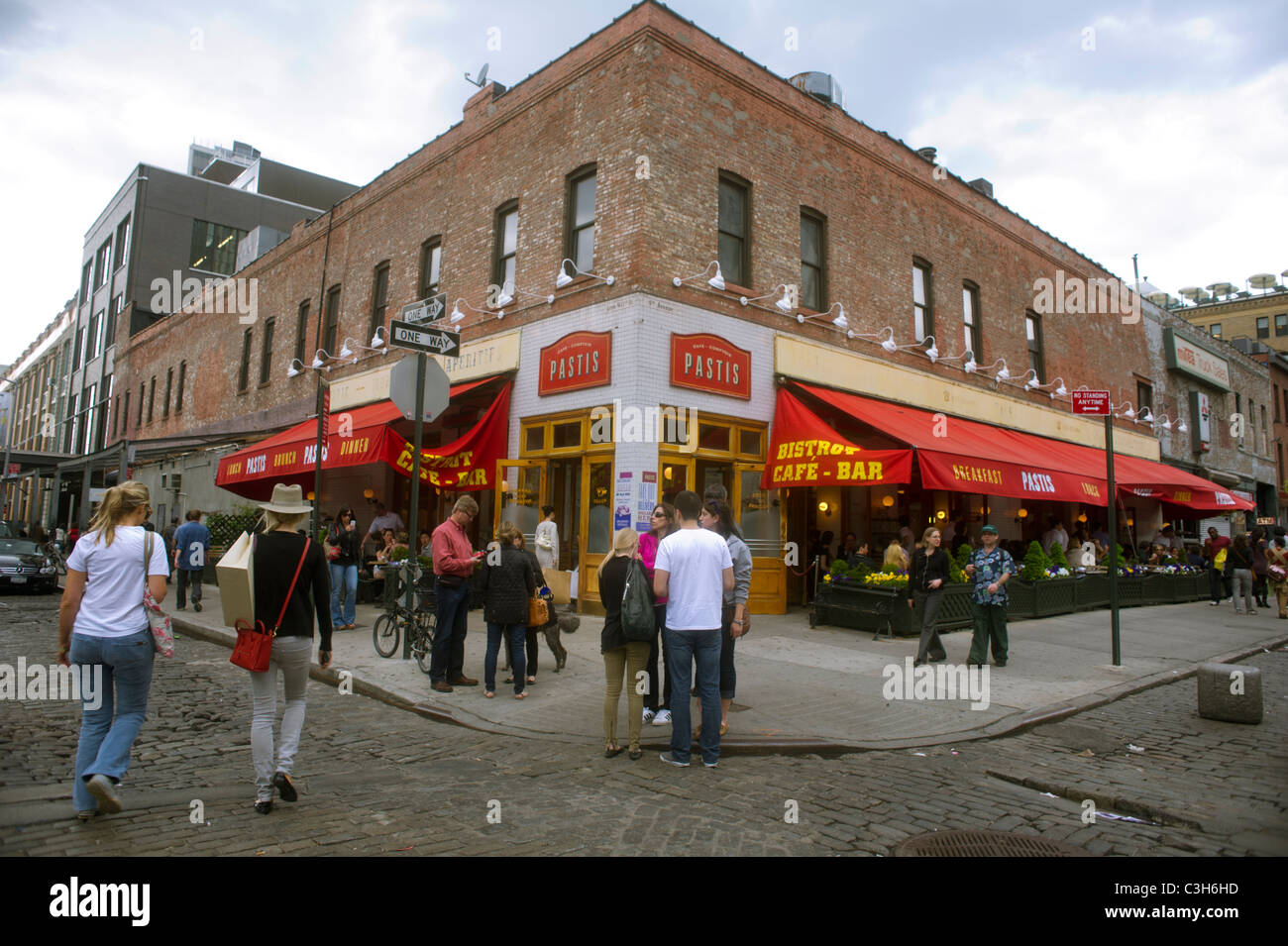 Pastis restaurant in the trendy Meatpacking District in New York on