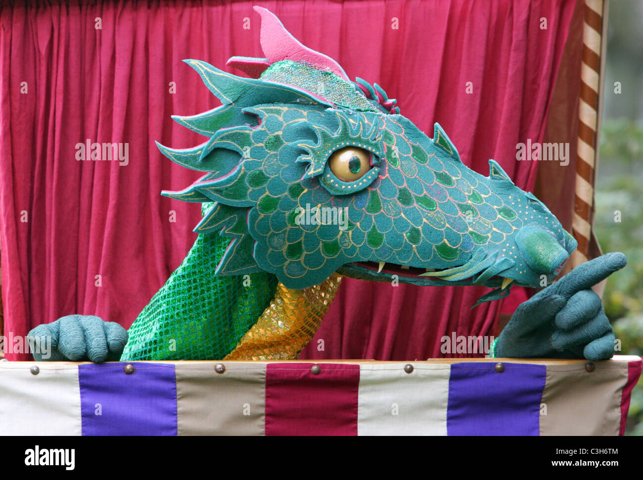 Dragon puppet Stock Photo