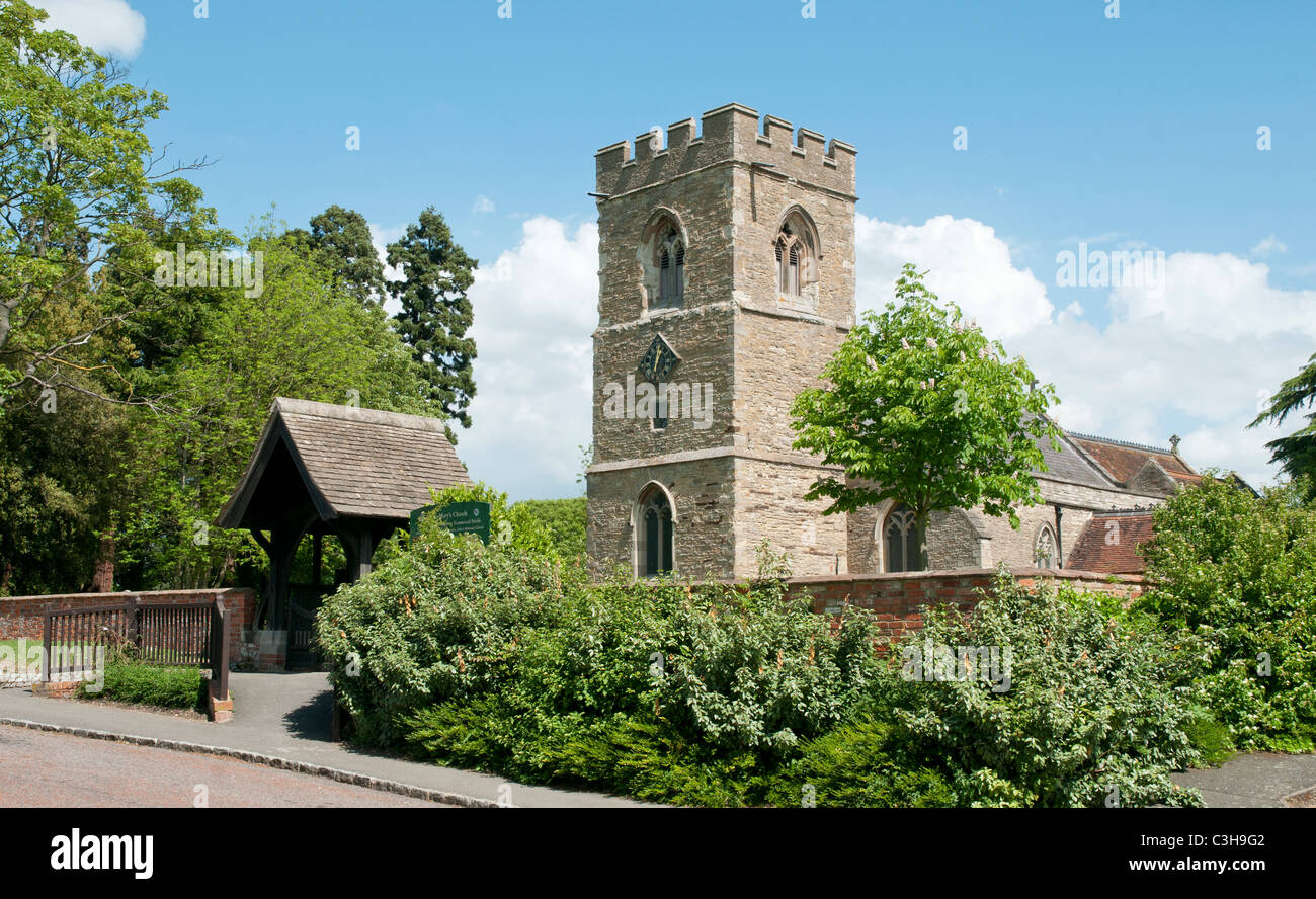 St Mary's Church in Woughton on the Green, Milton Keynes Stock Photo