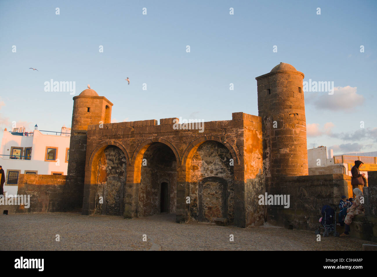 Skala de la Ville gate at Skala du Port ramparts medina the old town  Essaouira central Morocco northern Africa Stock Photo - Alamy