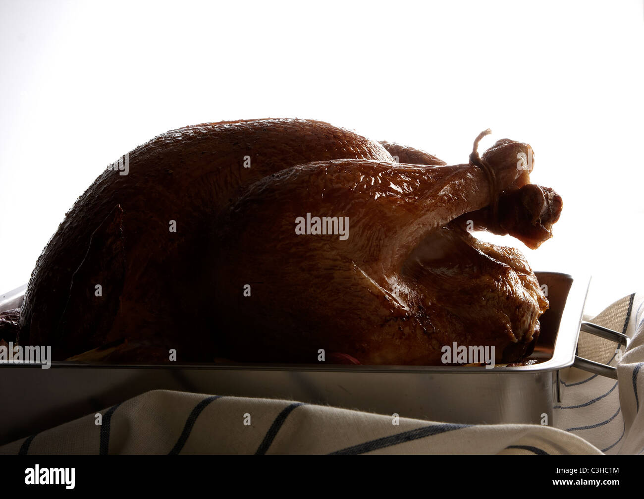 Roast turkey Stock Photo