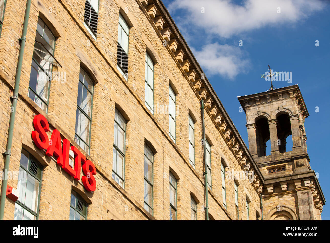 Salts mill in Saltaire, Yorkshire, UK. Stock Photo