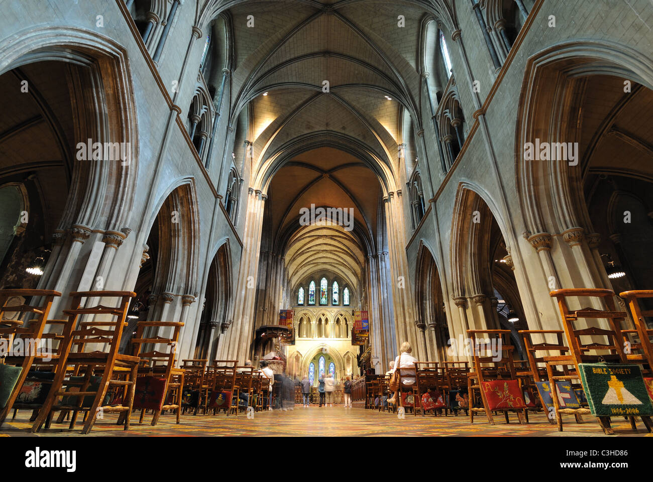 St. Patrick's Cathedral in Dublin, Ireland. Stock Photo