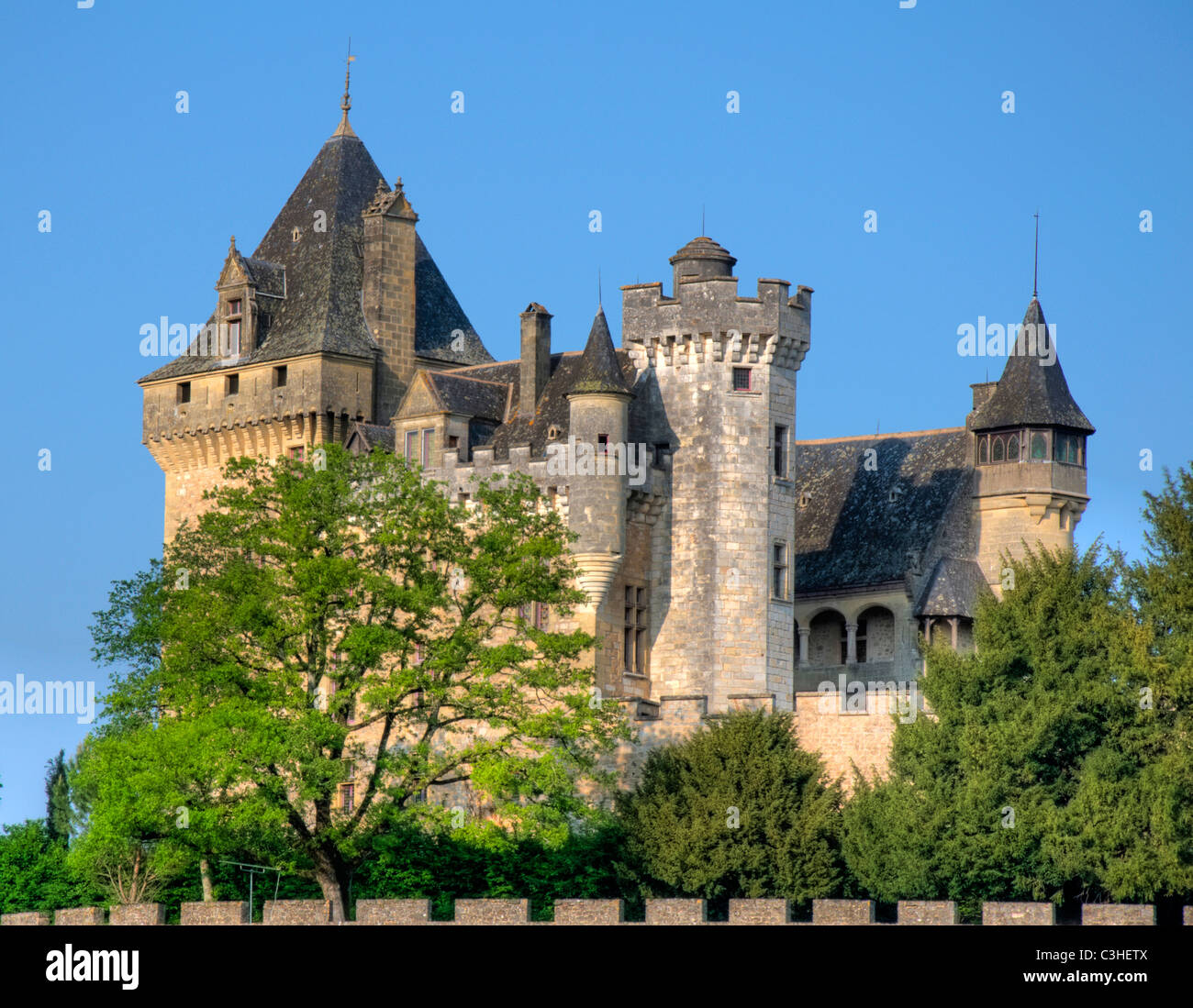 The Chateau de Montfort, Dordogne France EU Stock Photo