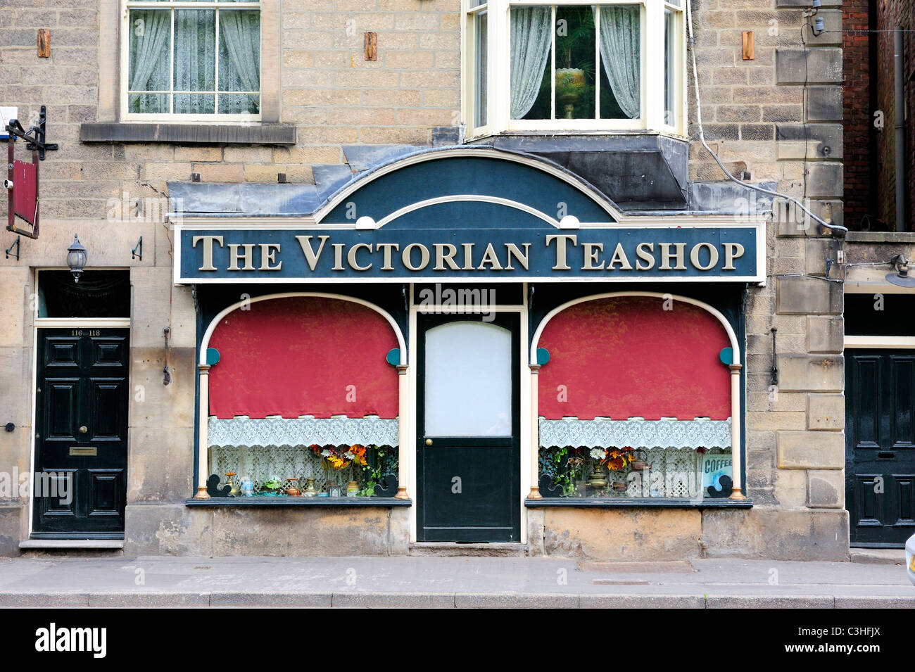 the victorian teashop matlock derbyshire england uk Stock Photo
